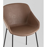 Стул Ashby экокожа светло-коричневый варинант исполнения - 3 | Loft Concept в Омске