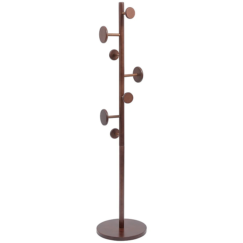 Напольная вешалка из древесины бука Unique Shaped Furniture Floor Hanger Коричневый Орех Напольная вешалка из древесины бука Unique Shaped Furniture Floor Hanger Коричневый Орех в Омске | Loft Concept