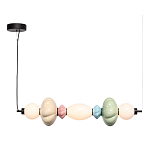 Подвесной светильник линейный с керамическими элементами 24W LED Fragrant Light варинант исполнения - 1 | Loft Concept в Омске