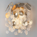 Бра с декоративными подвесками из прозрачного стекла в форме монеток FAIRYTREE Light варинант исполнения - 3 | Loft Concept в Омске