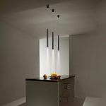 Подвсеной светильник светодиодный металлический цилиндрической формы Высота 80см Trumpet tube варинант исполнения - 9 | Loft Concept в Омске