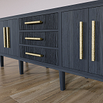 Большая VT-тумба Primo шпон Черный дуб варинант исполнения - 4 | Loft Concept в Омске