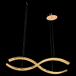 Люстра волнистой формы с фактурным хрустальным плафоном Light Delight варинант исполнения - 3 | Loft Concept в Омске