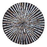 Столик с инкрустацией с перламутровым узором Dominic Black варинант исполнения - 2 | Loft Concept в Омске