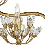 Торшер золотой в виде растения Golden Flower Glade варинант исполнения - 1 | Loft Concept в Омске