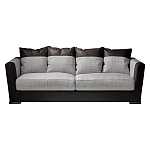 Элитарный современный диван Birmingham с кожаными вставками  варинант исполнения - 1 | Loft Concept в Омске