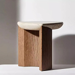 Дизайнерский журнальный стол полукруглой формы Pokun варинант исполнения - 1 | Loft Concept в Омске