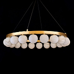 Люстра круглая с сферическими плафонами из натурального камня Phased Spheres варинант исполнения - 2 | Loft Concept в Омске