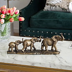 Композиция в виде семьи слонов Elephants Figurine варинант исполнения - 1 | Loft Concept в Омске