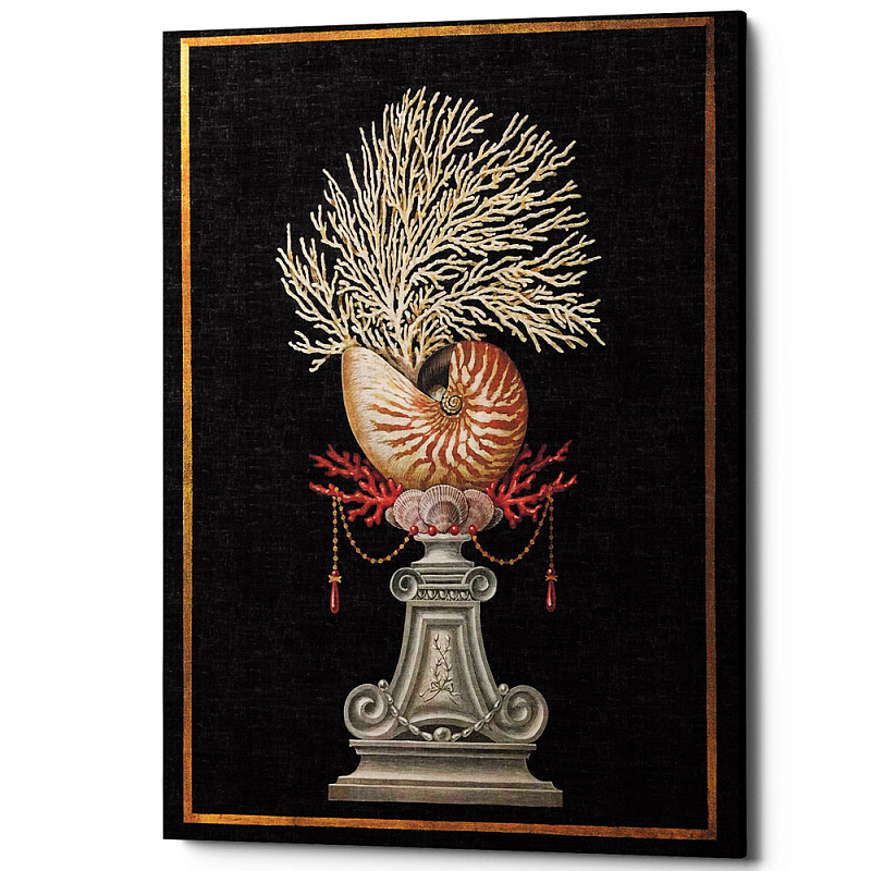 Постер Sea Vase Poster 3 Черный Бежевый Постер Sea Vase Poster 3 Черный Бежевый в Омске | Loft Concept