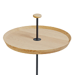 Pin журнальный столик из натурального дуба и бетона варинант исполнения - 1 | Loft Concept в Омске