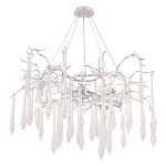 Люстра подвесная с прозрачными подвесками в форме капель Droplet Chandelier варинант исполнения - 4 | Loft Concept в Омске