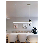 Люстра линейная светодиодная в минималистичном стиле New Age of Light варинант исполнения - 4 | Loft Concept в Омске