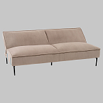 Диван современный вельветовый прямой Worcester Бежевый  варинант исполнения - 4 | Loft Concept в Омске