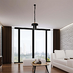 Подвесной светильник с черным металлическим плафоном Capability варинант исполнения - 1 | Loft Concept в Омске