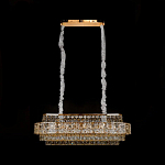 Люстра овальной формы хрустальная в неоклассическом стиле Majesty варинант исполнения - 2 | Loft Concept в Омске