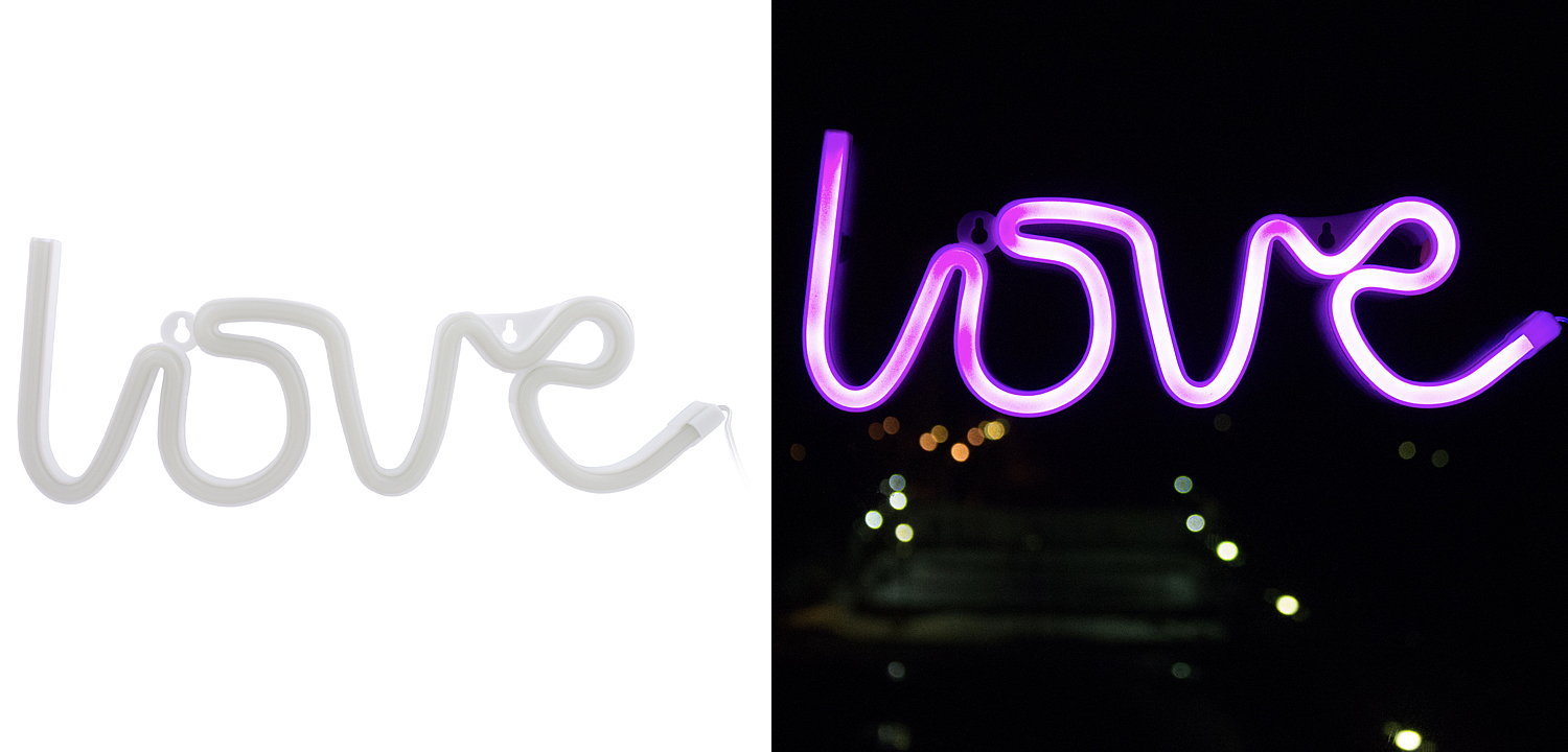 Неоновая лампа LOVE Неоновая лампа LOVE - Loft-Concept в Омске