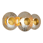 Бра из трех стеклянных фактурных дисков Eyepiece варинант исполнения - 3 | Loft Concept в Омске