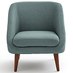 Кресло бирюзовое Pauley Turquoise Armchair варинант исполнения - 2 | Loft Concept в Омске