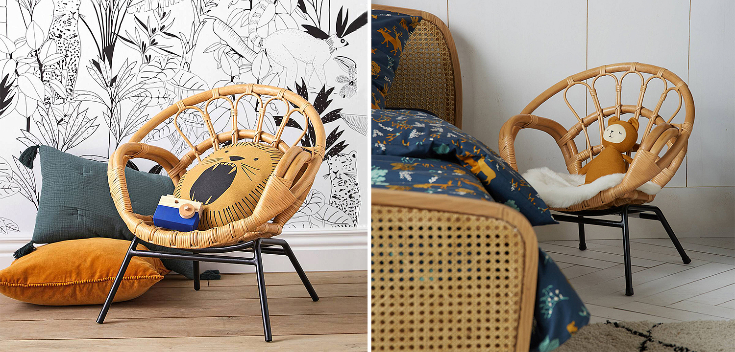 Кресло детское Wicker Baby Chair Кресло детское Wicker Baby Chair - Loft-Concept в Омске
