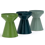 Приставной стол из керамики Manufacto Blue варинант исполнения - 3 | Loft Concept в Омске