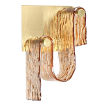 Бра волнистой формы из фактурного стекла Wave варинант исполнения - 5 | Loft Concept в Омске