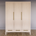 Большой Шкаф Primo Светлый дуб с 3 дверьми и 3 выдвижными ящиками варинант исполнения - 1 | Loft Concept в Омске