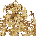 Подвесной светильник золотой с декором в виде лепестков клевера Hanging Clover варинант исполнения - 1 | Loft Concept в Омске