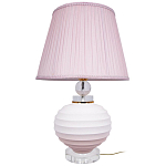 Настольная лампа керамическая Pink lampshade варинант исполнения - 1 | Loft Concept в Омске