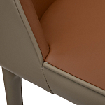 Стул барный с терракотовой обивкой из экокожи Spectacular High Chair варинант исполнения - 3 | Loft Concept в Омске