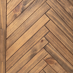 Шкаф из массива сосны с орнаментом "Ёлочка" Geometric Ornament варинант исполнения - 5 | Loft Concept в Омске