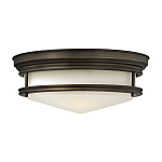 Потолочный светильник с белым матовым стеклянным плафоном в форме перевернутого конуса Hinkley варинант исполнения - 12 | Loft Concept в Омске