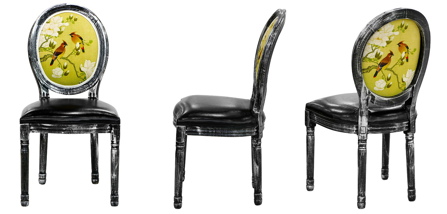 Стул French chair Birds black Стул French chair Birds black - Loft-Concept в Омске