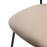 Стул Singer Chair без подлокотников светло-коричневый Велюр варинант исполнения - 5 | Loft Concept в Омске