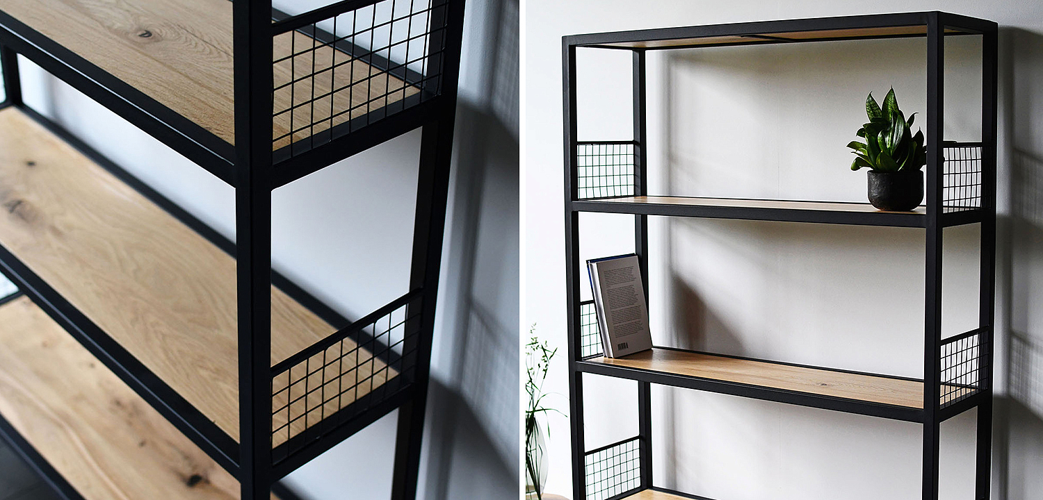 Стеллаж Richie Industrial Metal Rust Rack Стеллаж Richie Industrial Metal Rust Rack - Loft-Concept в Омске
