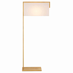 Торшер с прямоугольным абажуром на золотом металлическом каркасе Rectangular Plane  варинант исполнения - 4 | Loft Concept в Омске