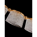 Люстра линейная с текстурными овальными абажурами Splendor Palace Style варинант исполнения - 4 | Loft Concept в Омске