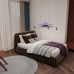 Подвесной вязаный светильник в двухцветном исполнении «Двойной Токио»  варинант исполнения - 3 | Loft Concept в Омске