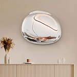 Абстрактная скульптура на стену в виде капли воды Water Outline варинант исполнения - 4 | Loft Concept в Омске