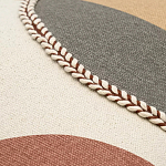 Подушка декоративная с геометрическим узором и плетенными вставками Divine Abstractions варинант исполнения - 2 | Loft Concept в Омске