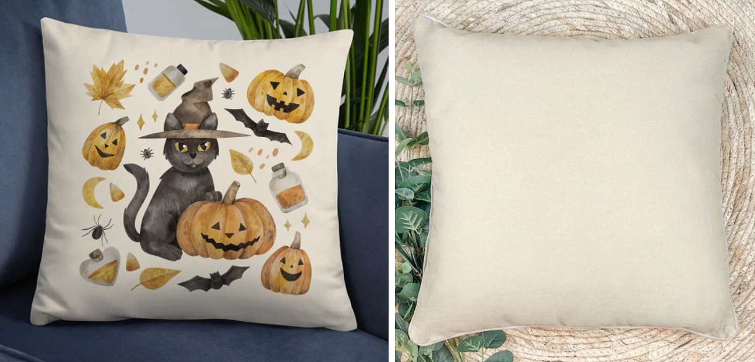 Подушка Halloween Pumpkin Cat - Loft-Concept в Омске