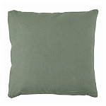 Подушка декоративная хлопковая мятного цвета с абстрактным принтом Elysian Flow Breeze варинант исполнения - 2 | Loft Concept в Омске