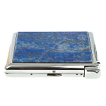 Портсигар с газовой зажигалкой из натурального камня Лазурит Stone Cigarettes Cases варинант исполнения - 10 | Loft Concept в Омске