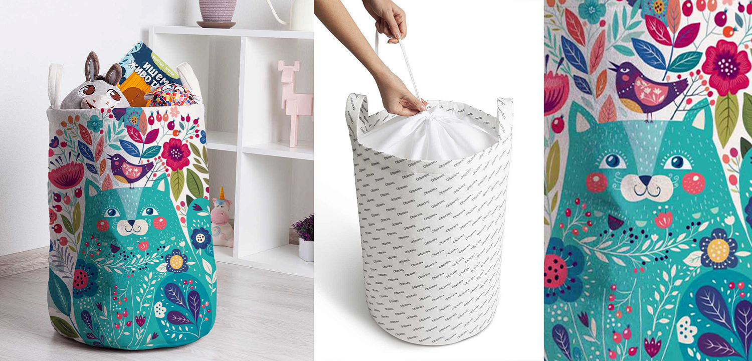 Корзина Funny Cat Basket Корзина Funny Cat Basket - Loft-Concept в Омске