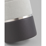 Пуф Mauldine с ящиком серо-черный с экокожей варинант исполнения - 3 | Loft Concept в Омске