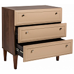 Комод бежевый из массива бука с 3-мя ящиками Wenge Light варинант исполнения - 3 | Loft Concept в Омске