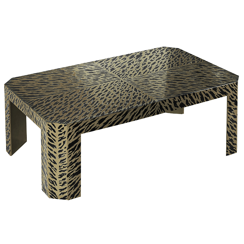 Дизайнерский кофейный стол с рисунком леопард Neytiri Beige Leopard Черный Серо-бежевый Дизайнерский кофейный стол с рисунком леопард Neytiri Beige Leopard Черный Серо-бежевый в Омске | Loft Concept
