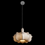 Подвесной светильник с белым фигурным абажуром и мягкими волнистыми краями Cloud Motion  варинант исполнения - 3 | Loft Concept в Омске