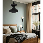 Подвесной вязаный черный светильник «Моника» варинант исполнения - 4 | Loft Concept в Омске