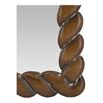 Зеркало с текстурной рамой из натурального дерева  Pine Wall Mirror варинант исполнения - 3 | Loft Concept в Омске